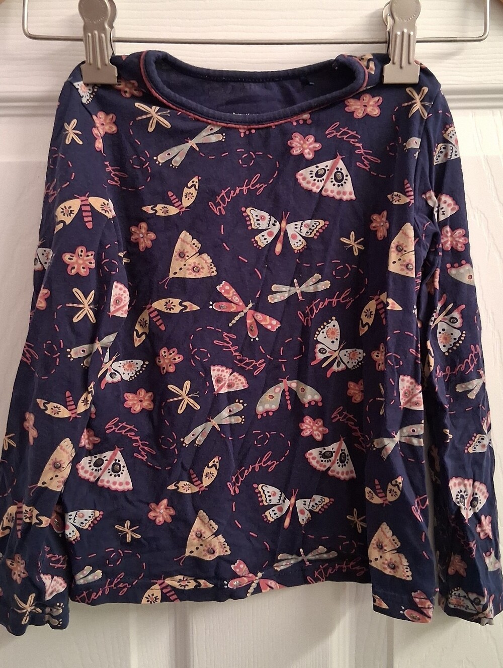 Girls Butterfly Shirt Size 104